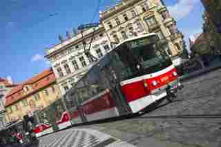 Tatra Tram At Prague A Photo From Prague Czech Republic Nivopix