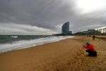Mediterranean Sea, Platja de Sant Sebastià, Barcelona
