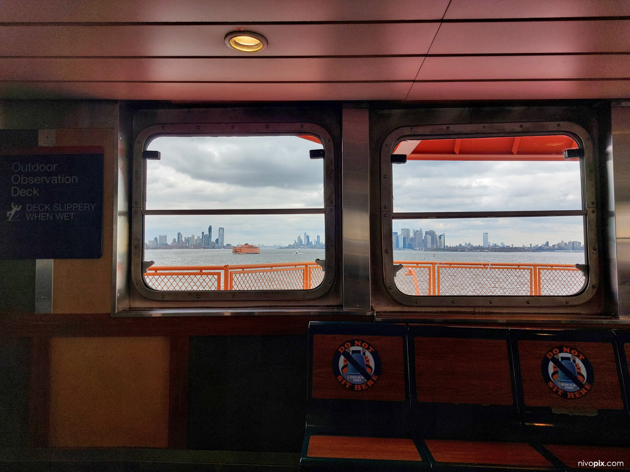 inside Staten Island Ferry