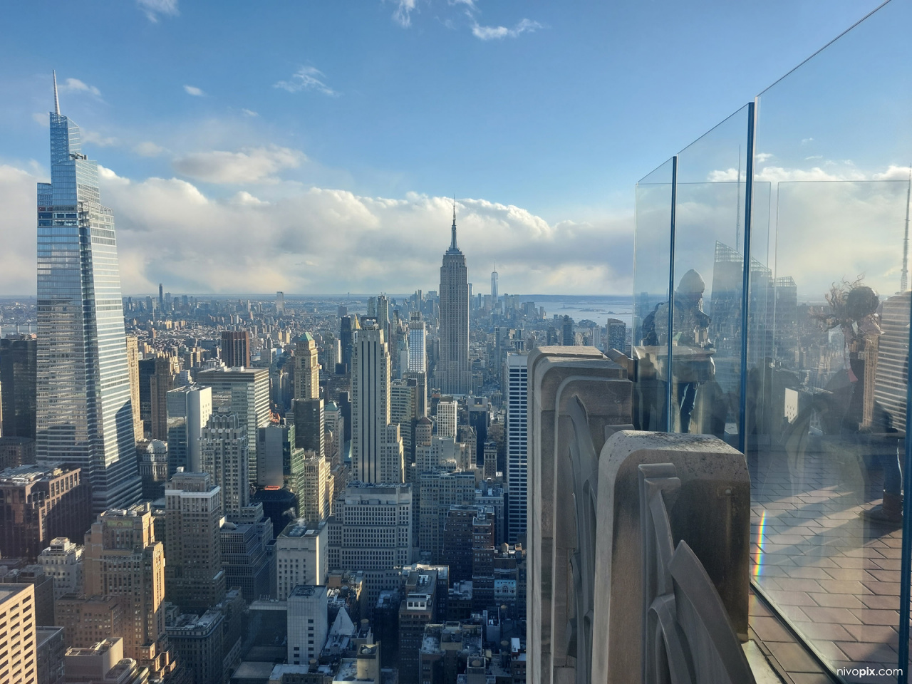 Manhattan view from Rockefeller Center