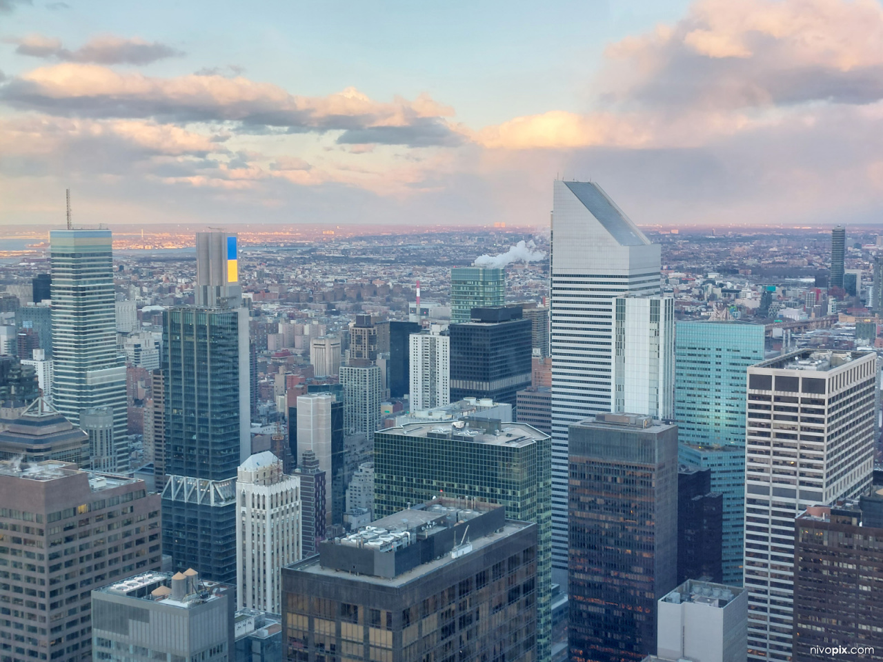 Midtown Manhattan view from Rockefeller Center