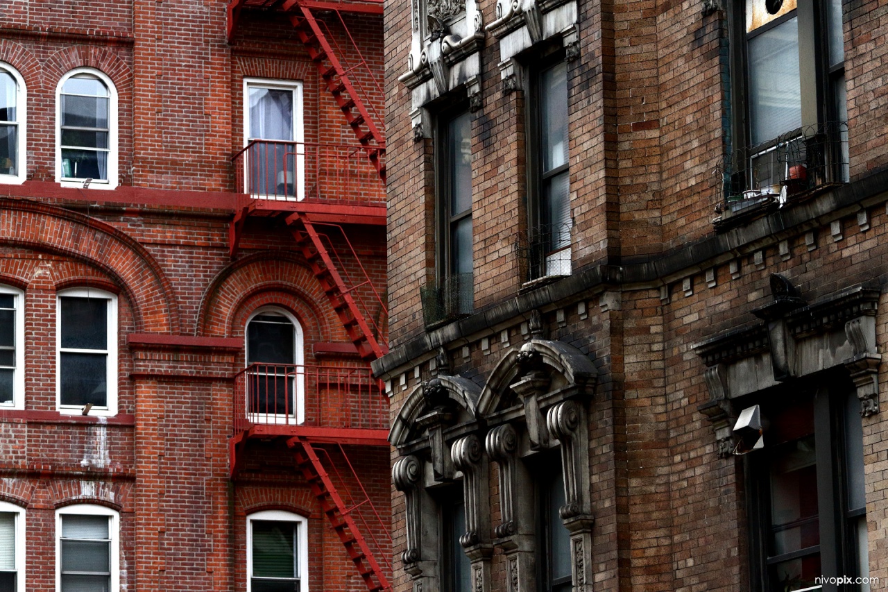 Red brick building New York, Manhattan