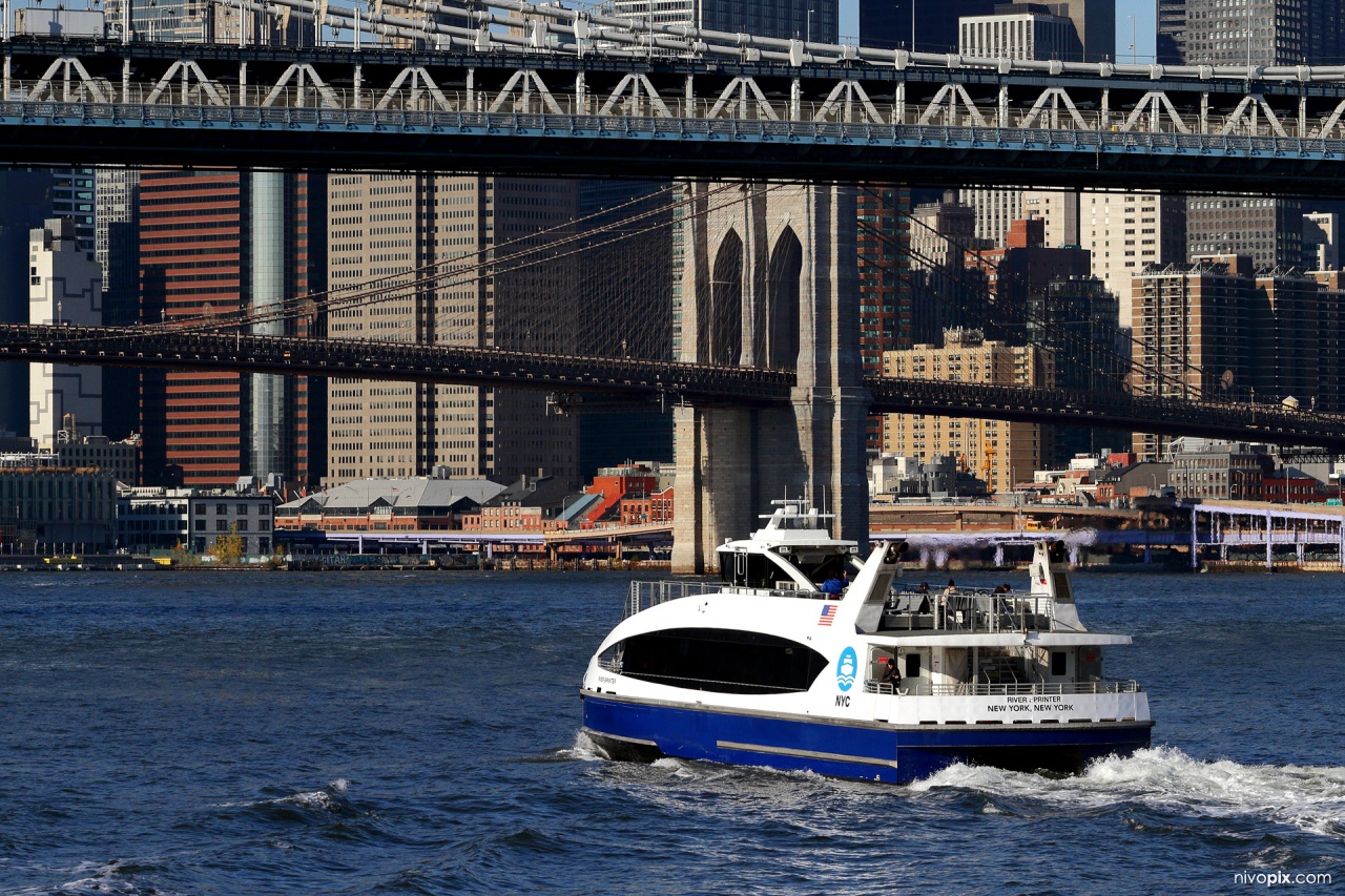 NYC Ferry - River Printer, East River, New York