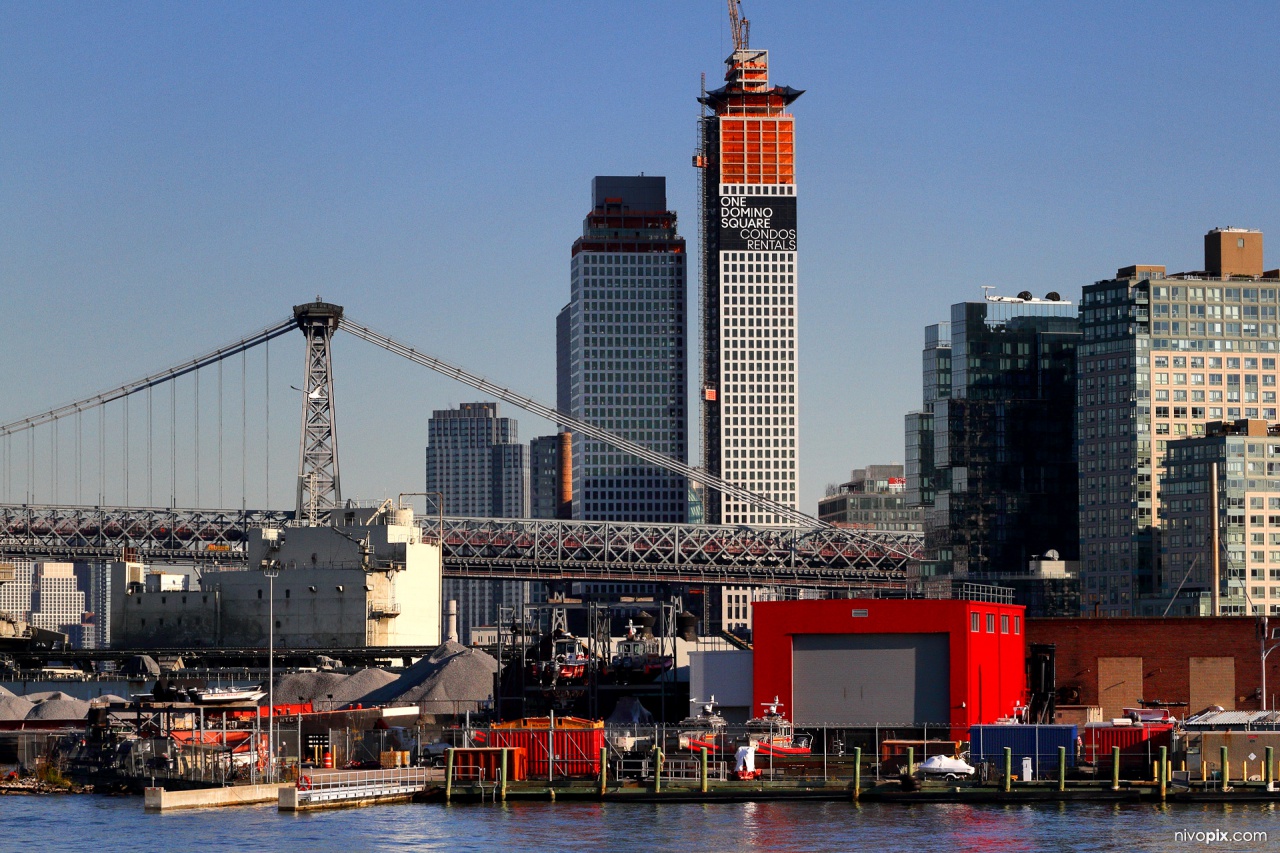 One Domino Square Condominiums,  Williamsburg Bridge, Brooklyn Navy Yard