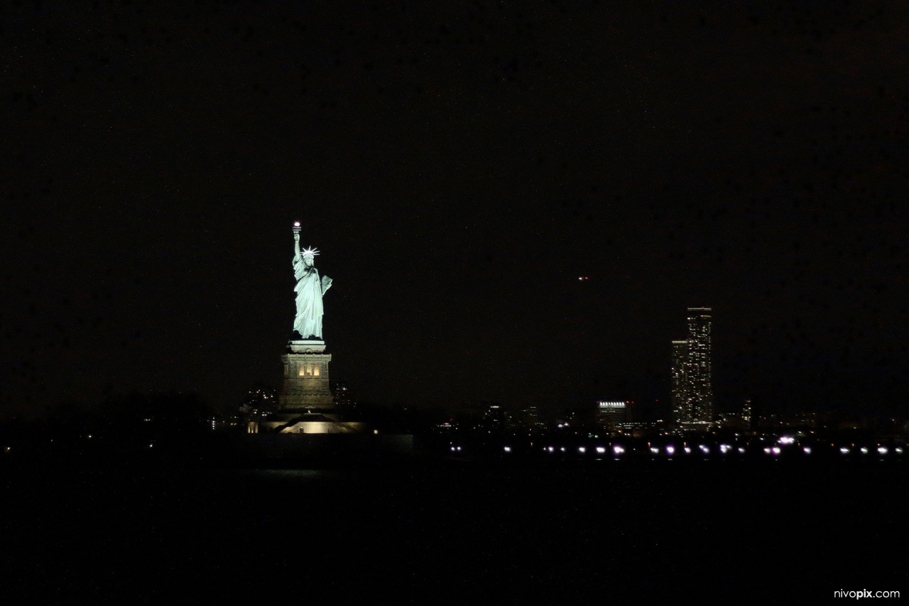 Statue of Liberty by night