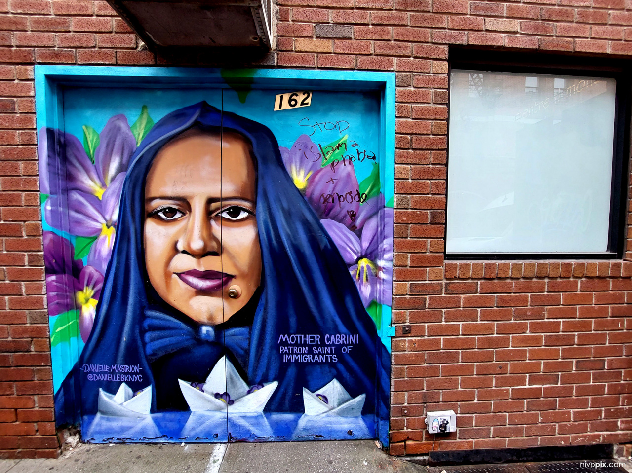 Mother Cabrini, Patron saint of immigrants, Mulberry Street