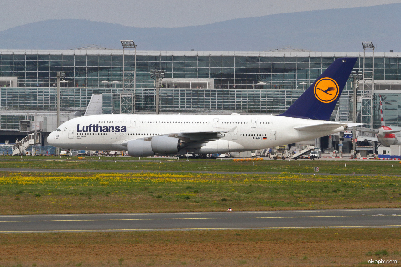 D-AIMJ Lufthansa Airbus A380-800, Frankfurt Airport