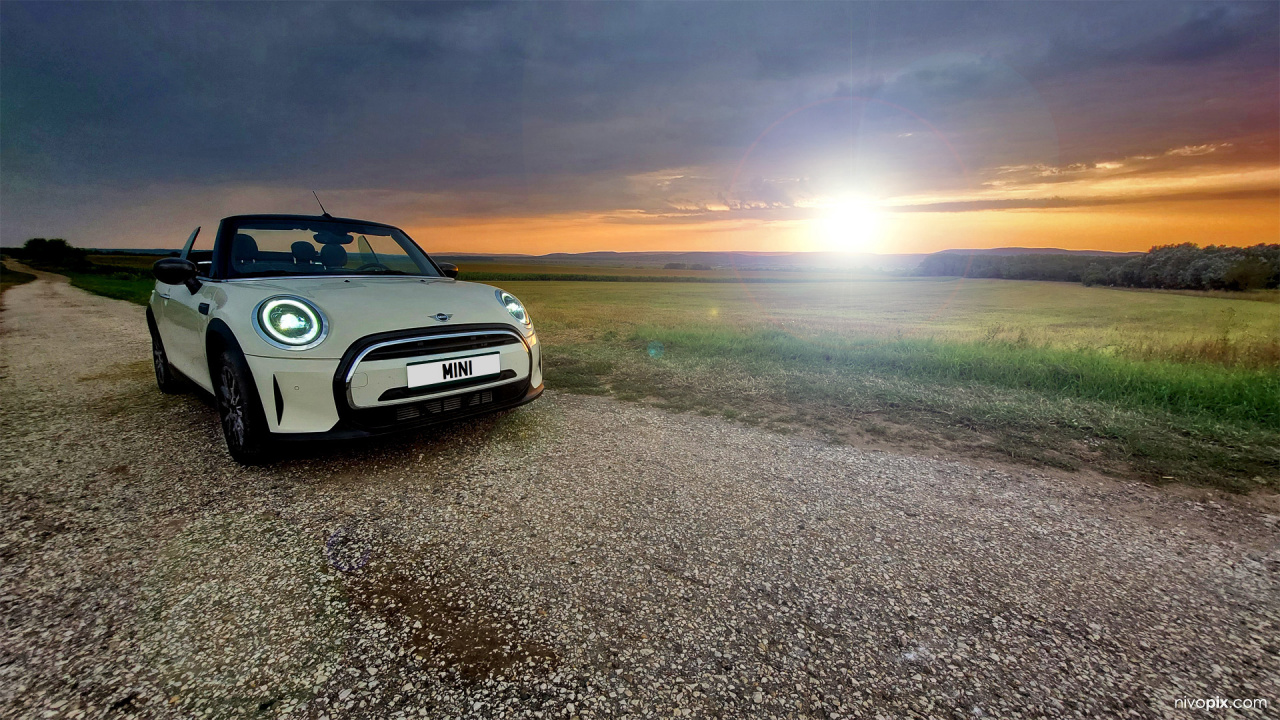 MINI Cooper F57 cabrio, white, front