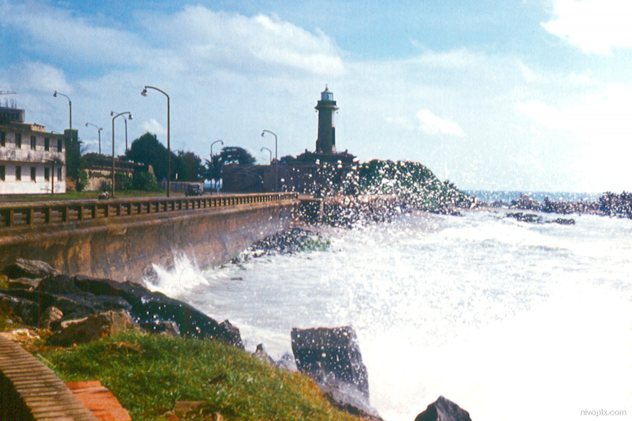 Colombo Lighthouse Galbokka Point, 1979