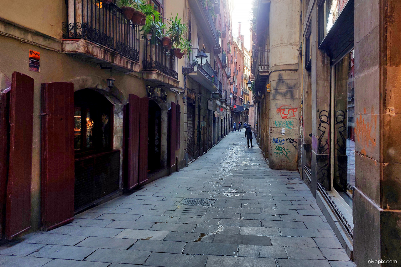 Alley in Barcelona