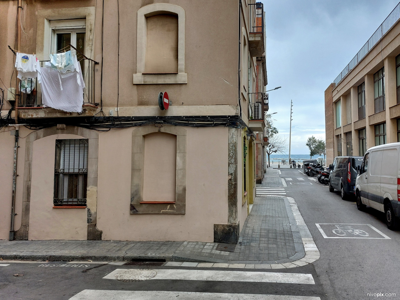 La Barceloneta streets, Barcelona