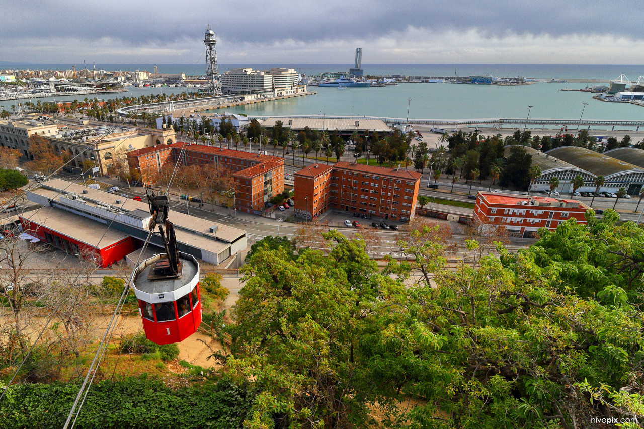 Port Vell Aerial Tramway car, Montjuïc hill