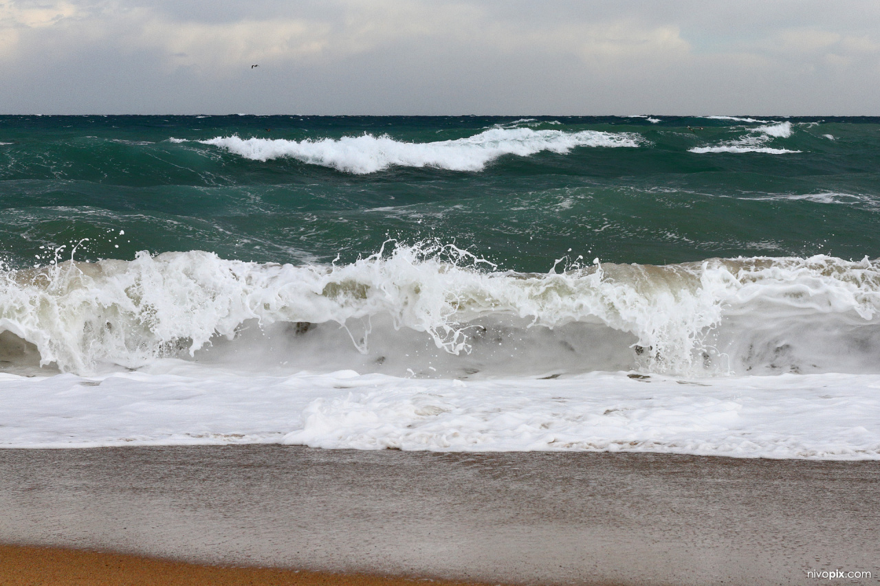 Mediterranean Sea, Platja de Sant Sebastià, Barcelona