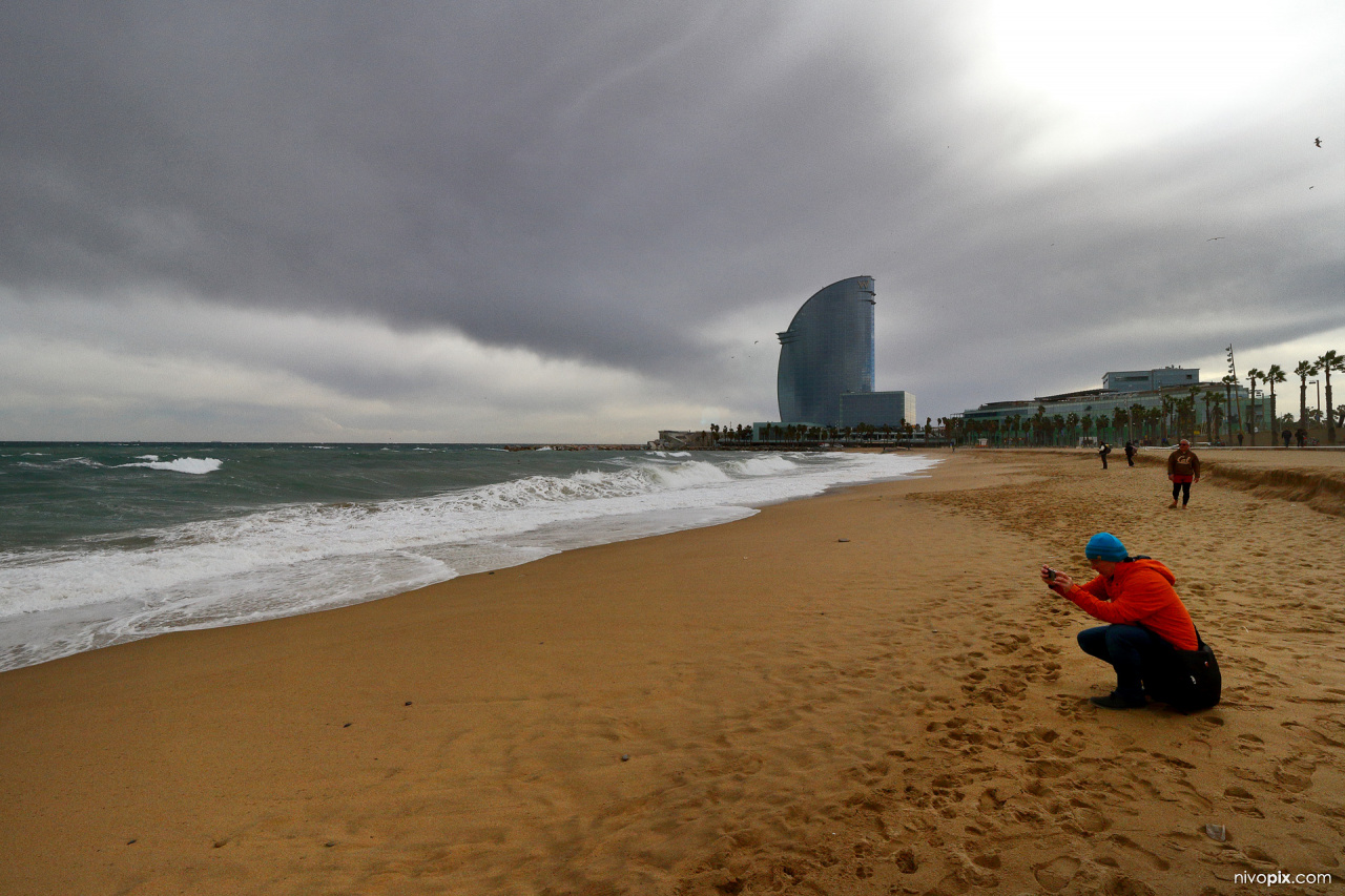 Mediterranean Sea, Platja de Sant Sebastià, Barcelona