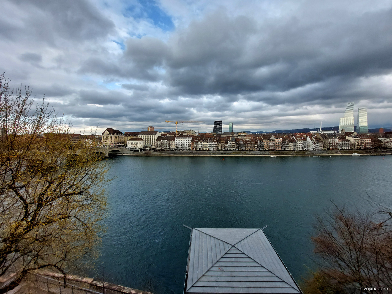 The Rhine in Basel, Switzerland