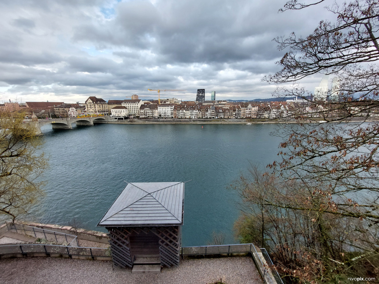 The Rhine in Basel, Switzerland