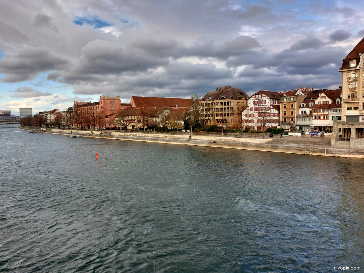 The Rhine in Basel, Switzerland