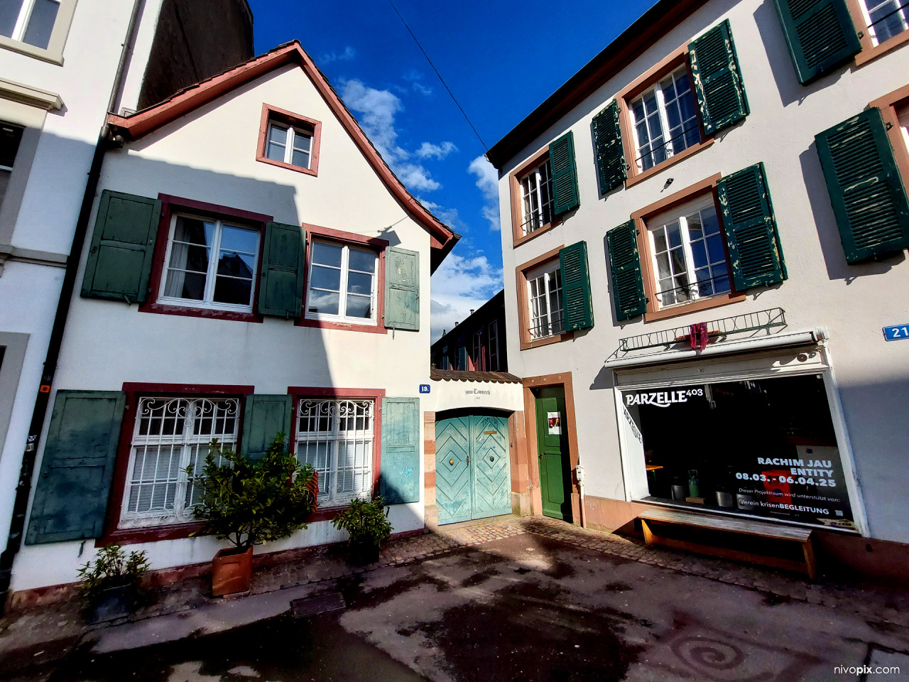 Unterer Heuberg, Altstadt Grossbasel street