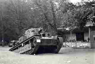 Captured T28 tank (Városliget) - A photo from Budapest Hungary - nivopix