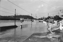 Flood at Chain Bridge, Budapest