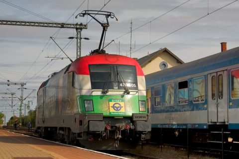 Raaberbahn's werbelok at Veszprem – Veszprém, Hungary