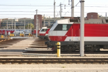 ÖBB 1014 loks at Wien Matzleinsdorf