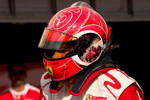 Racing driver at Hungaroring's pit – Mogyoród, Hungary