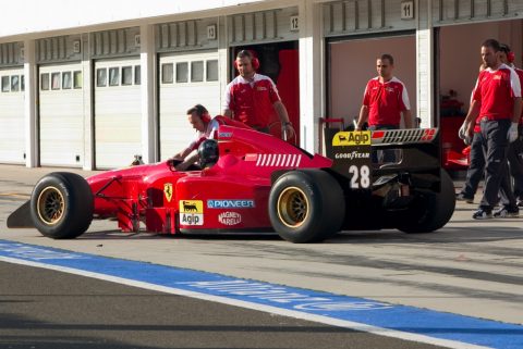 Gerhard Berger's Ferrari F1 car at Hungaroring – Mogyoród, Hungary