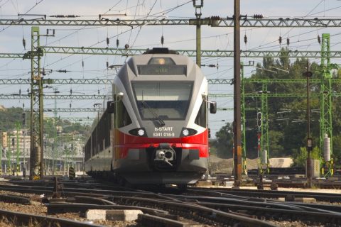Stadler Flirt at Kelenföld – Budapest, Hungary
