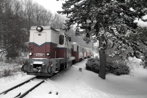 Mk45-2006 leaving Szépjuhászné – Budapest, Hungary