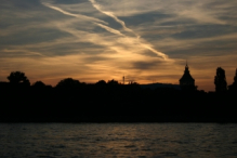 Margit szigeti naplemente - Margaret Island sunset