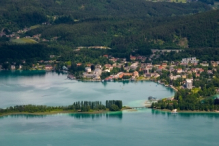 Pörtschach am Wörther see from Pyramidenkogel