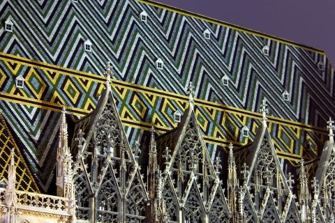 Roof of the St. Stephen's Cathedral (Stephansdom) – Vienna, Austria