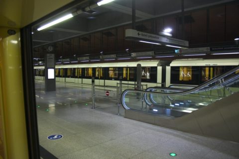 4-es metró: M4 Kelenföld metróállomás, átadás előtt – Budapest, Hungary