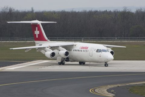 Swiss, BAE Systems Avro 146-RJ100, HB-IYT – Budapest, Hungary