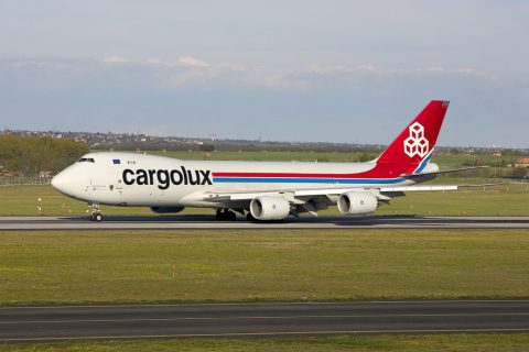 Cargolux LX-VCE Boeing 747-800 – Budapest, Hungary