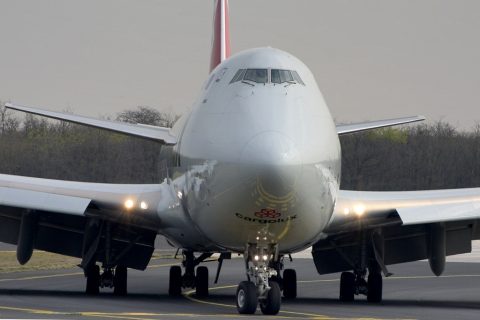 Cargolux, LX-VCE, Boeing 747-8R7F/SCD – Budapest, Hungary
