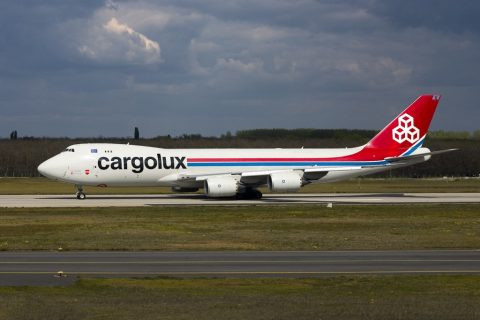 Cargolux, LX-VCA, Boeing 747-8R7F/SCD – Budapest, Hungary