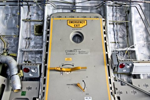 Boeing C-17 Globemaster III - Emergency exit door – Pápa, Hungary