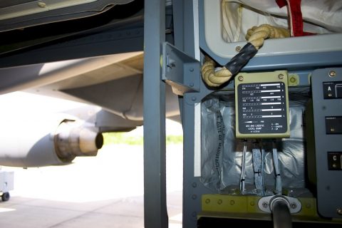 Boeing C-17 Globemaster III - emergency exit – Pápa, Hungary