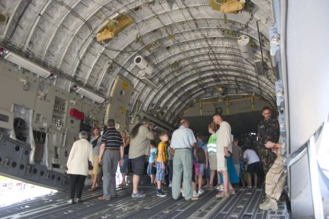 Boeing C-17 Globemaster III - cargo bay – Pápa, Hungary