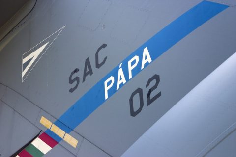 Boeing C-17 Globemaster III - vertical stabilizer – Pápa, Hungary