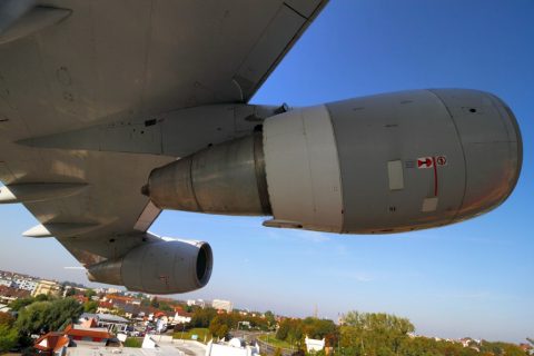 Boeing 747-230 General Electric CF6 turbofans – Speyer, Germany