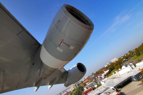 Boeing 747-230 General Electric CF6 turbofans – Speyer, Germany