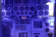 Russian space shuttle cockpit