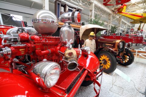 Ahrens-Fox fire truck, 1948 - Phillipsburg Fire Dept. – Speyer, Germany