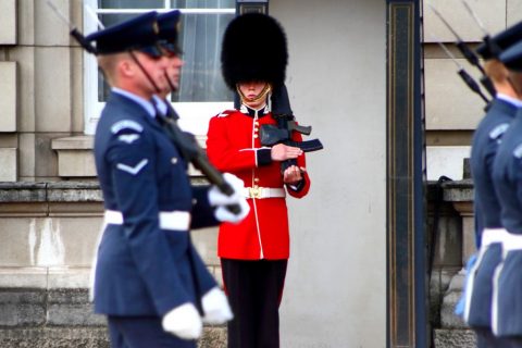 Queen's Guards at Buckingham Palace – London, United Kingdom
