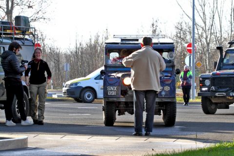 The Last Overland - Oxford arrived to Hungary – Röszke, Hungary