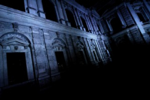 Burgtheater at night