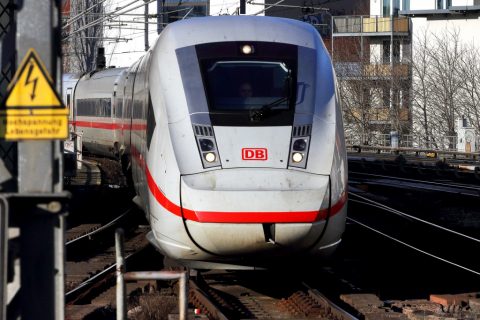 ICE 4 (Deutsche Bahn) at Bahnhof Berlin Friedrichstraße – Berlin, Germany